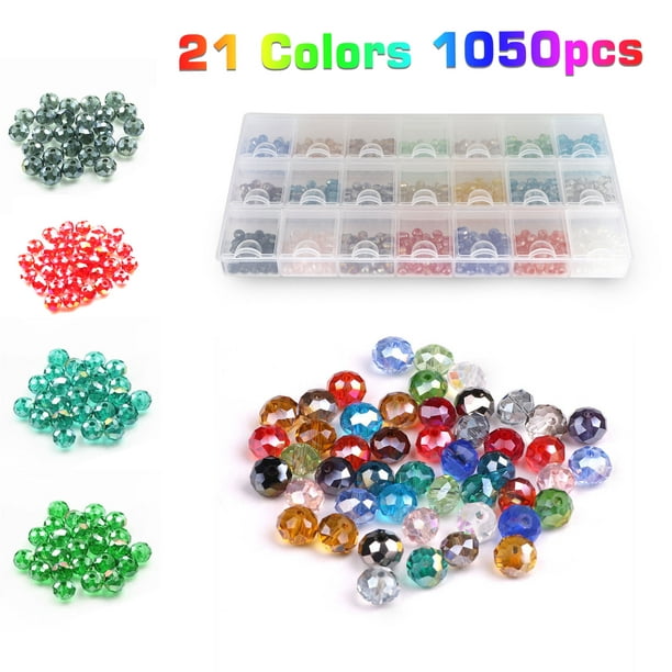 100 Red Bicone Acrylic Beads 8mm AFaceted Jewellery Making Spacer Bead